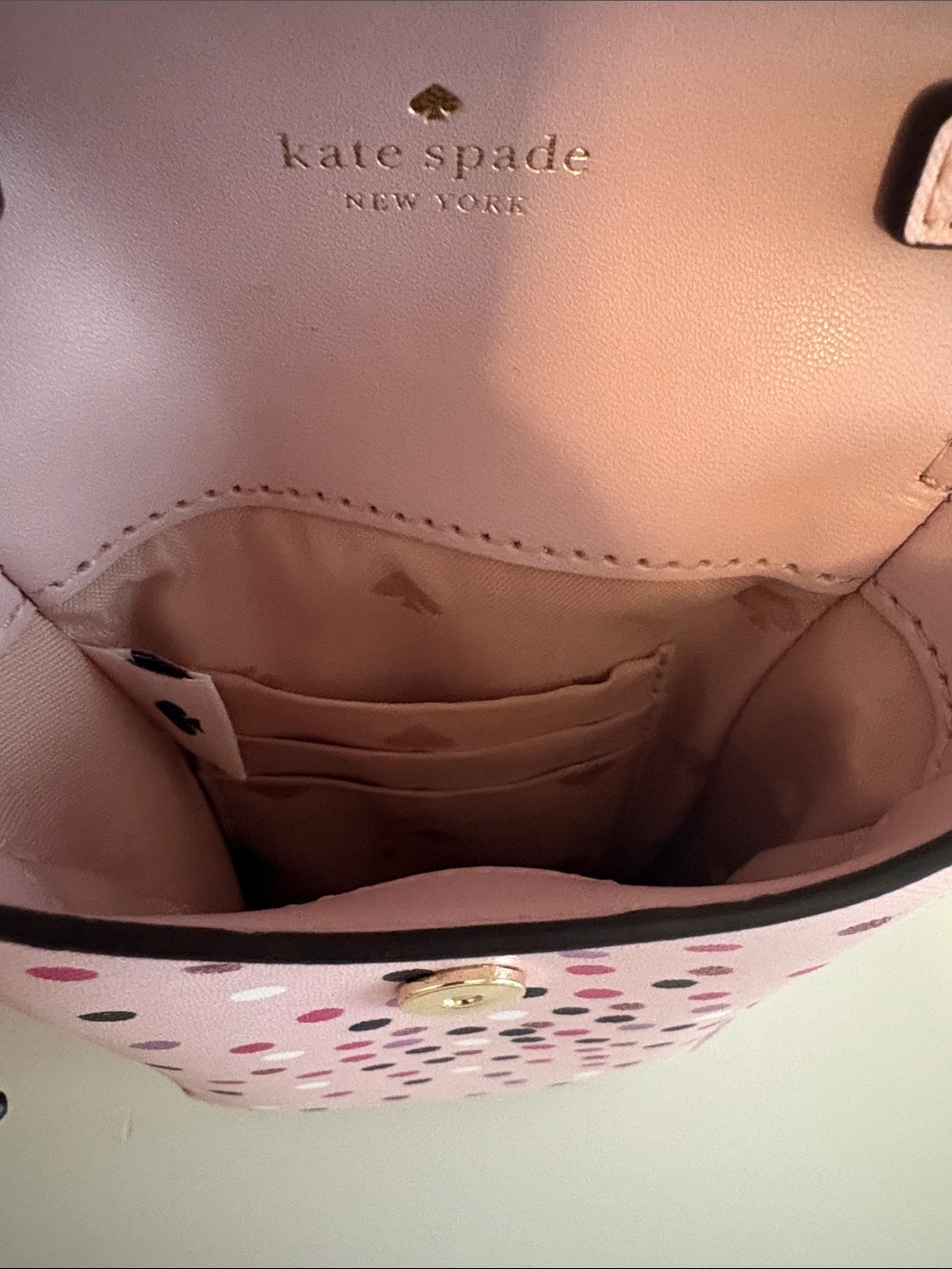 Kate Spade Staci Confetti Glitter Phone Bag - Picture 7 of 7